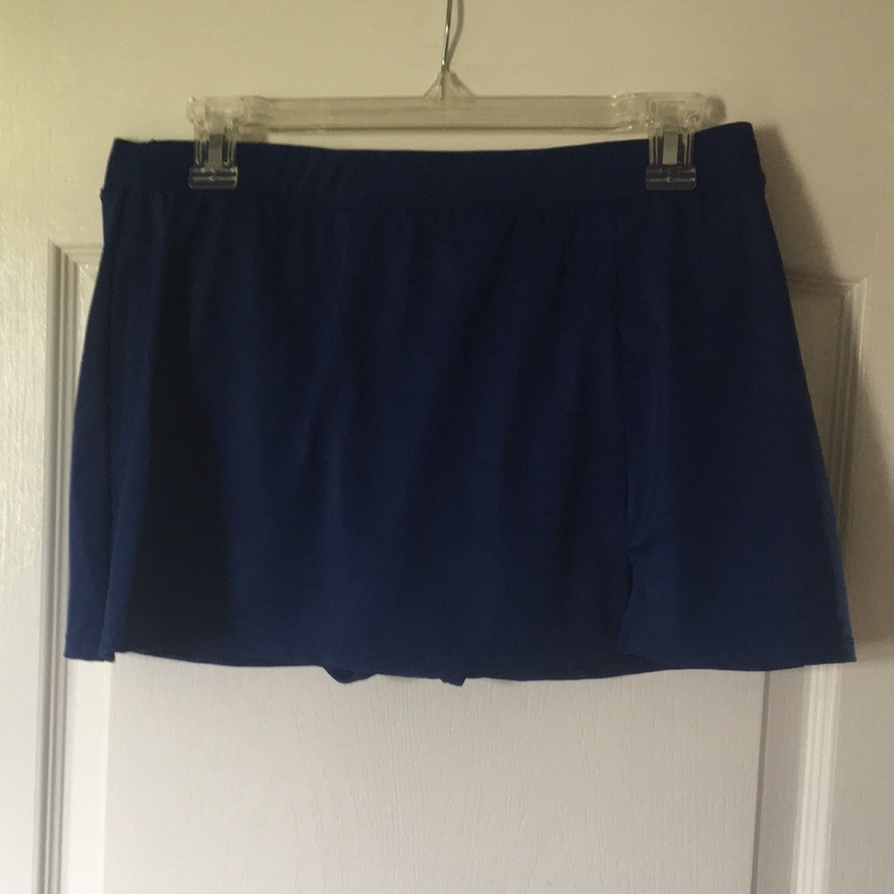 Into the bleu swim skirt blue size 14